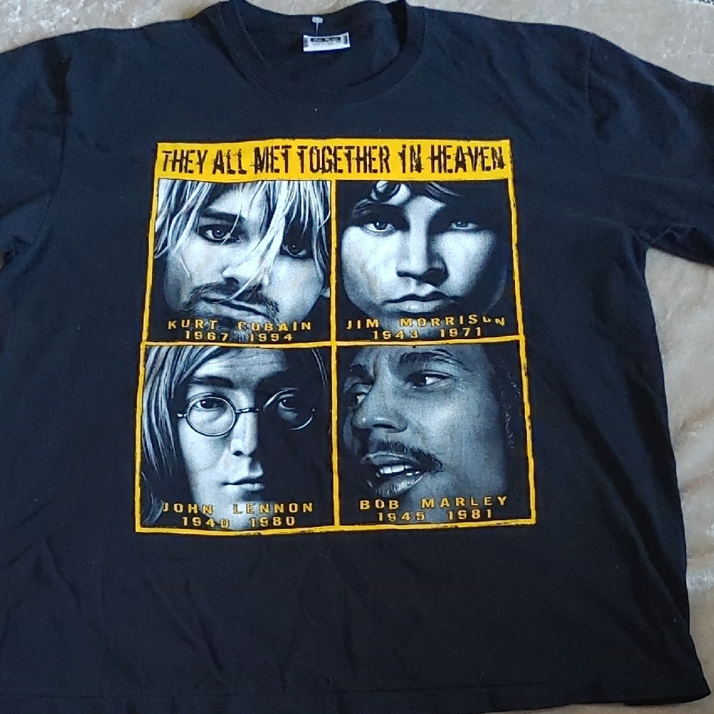 Black Graphic T-Shirt Sz XXL